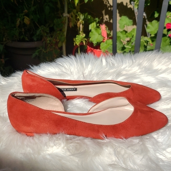 Nine West Spruce Flats red 7.5 M - Picture 1 of 11